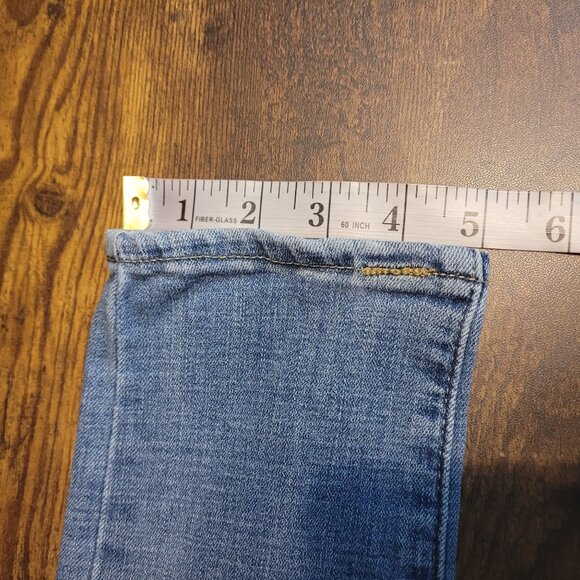 Levi's Jeans Sz 27 Skinny 711 Mid Rise Medium Light Wash Stretch Denim Western - Picture 11 of 12
